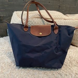 Longchamp Le Pliage Large Tote Blue